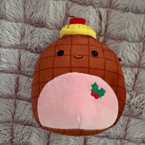 Squishmallows Mini Roger the Ham Holiday Plush NWT